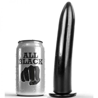 All Black Dildo 20cm
